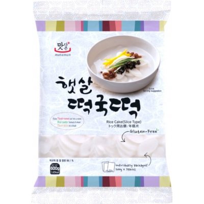 Matamun Korejské rýžové plátky Tteokguk Tteok 0,6 kg – Zboží Dáma