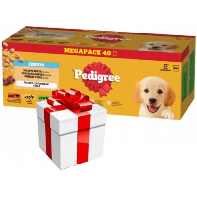 Pedigree smíšený výběr pro štěňata s rýží v želé 40 x 100 g – Sleviste.cz