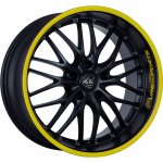 Barracuda VOLTEC 8x17 5x100 ET30 T6 matt black trim yellow – Sleviste.cz