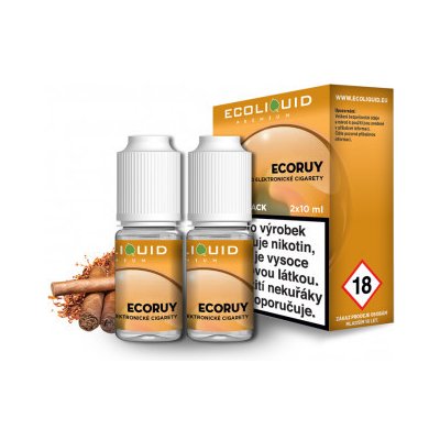 ECOLIQUID Premium Ecoruy 2 x 10 ml 0 mg – Zboží Mobilmania