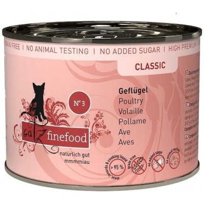 Petnature Catz Finefood No.3 s drůbežím masem 200 g