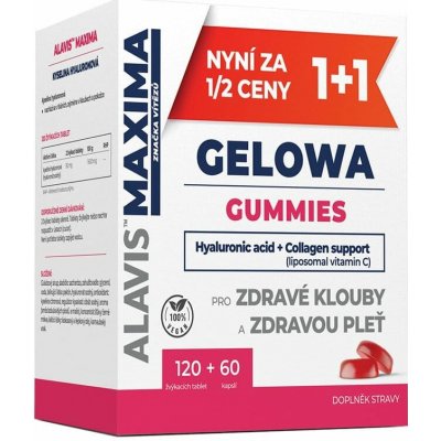 Alavis Maxima Gelowa Gummies 120 želé + 60 kapslí Lesní ovoce – Hledejceny.cz