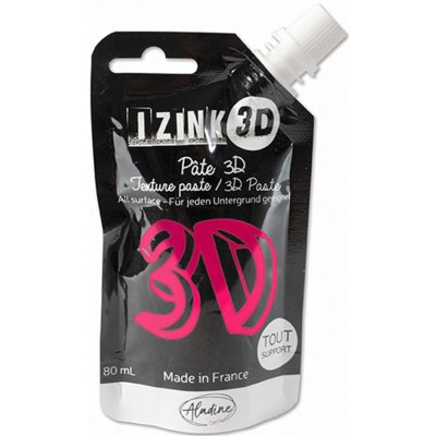 IZINK Reliéfní pasta 3D rose, zářivě růžová 80 ml – Zbozi.Blesk.cz