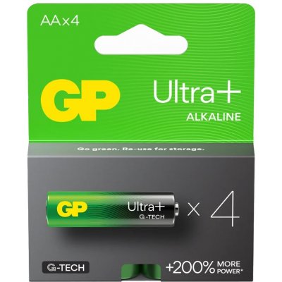 GP Ultra Plus Alkaline AA 4ks B1721 – Hledejceny.cz