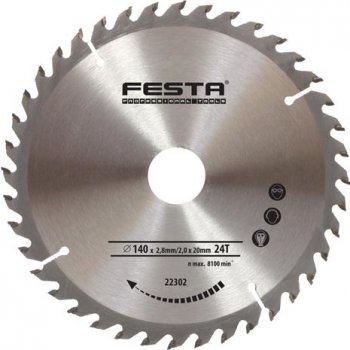 Festa Pilový kotouč s SK plátkem, 300 x 30 mm, 40 zubů, TCT, F22340