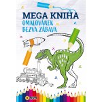 Mega kniha omalovánek Blue bezva zábava – Zboží Mobilmania