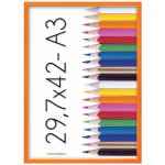 Tradag Rámeček Polaris oranžový 29,7x42 - A3 – Zboží Živě