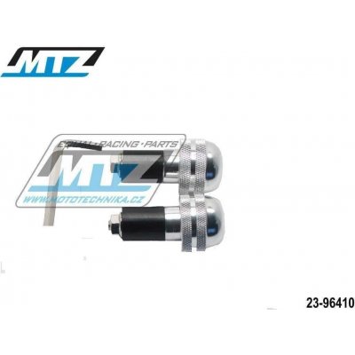 Koncovky/závaží řidítek ANTIVIBRATION - stříbrné (pro vnitřní průměr řidítek ¤17mm) 23-96410 | Zboží Auto