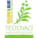 YELLOW & BLUE - Testovací pásek na určení tvrdosti vody 1ks – Zboží Mobilmania