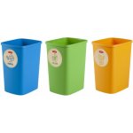 CURVER ECO Friendly 3 x 25 l Set košů na tříděný odpad modrá zelená žlutá 02174-999 – Zbozi.Blesk.cz