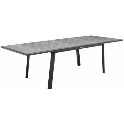 DEOKORK Hliníkový stůl ALORA 170/264x101 cm šedo-hnědý – Hledejceny.cz