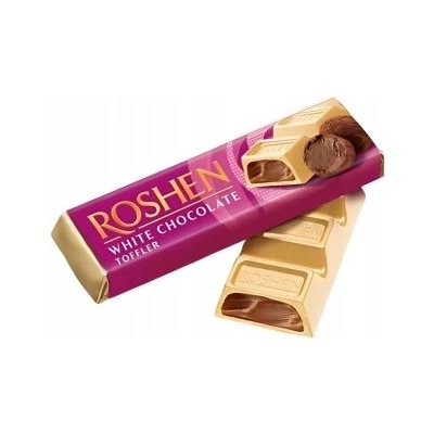 Roshen tyčinka bílá čoko creme toffler 41 g – Sleviste.cz