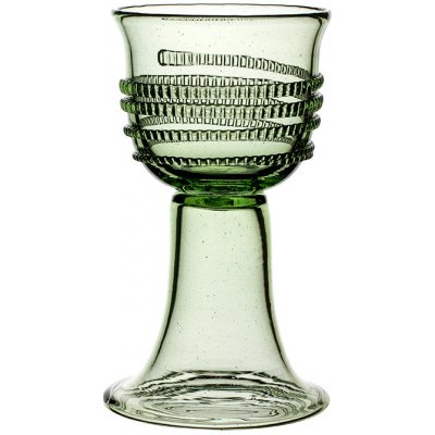 Sklářská huť Tomi, Lesní sklo - sklenice na víno Pohár s rádlovou spirálou 150 ml – Sleviste.cz