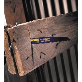Irwin List do mečové pily, 656R, 150 mm, 6TPI, pro řezání dřeva s hřebíky, bimetalový, 5 ks, , 10504155