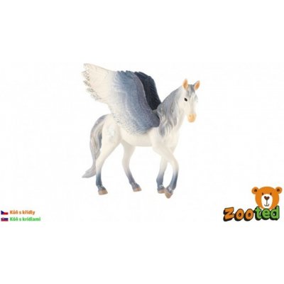 ZOOted Kůň s křídly bílo-šedý zooted – Zboží Mobilmania