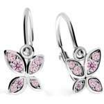 Cutie Jewellery dětské naušnice C2259-B Cz pink – Hledejceny.cz