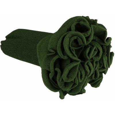 Krepový kornout 25cm x 2,5m 591-LISTOVĚ ZELENÁ – Zboží Dáma