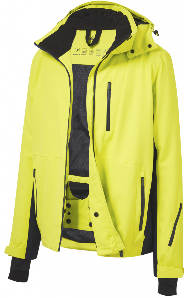 Crivit pánská lyžařská bunda žlutá