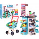 Ecotoys Multistore Supermarket s nákupním košíkem a doplňky – Zboží Dáma