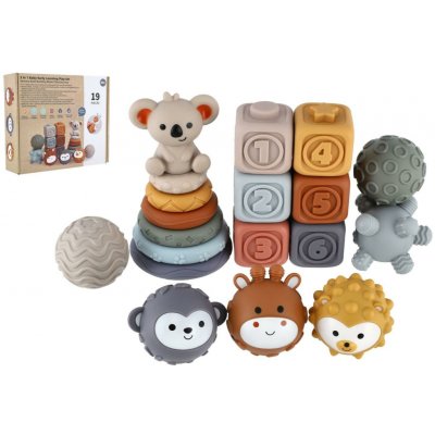 Teddies Sada skládanek s míčky 19ks – Sleviste.cz