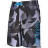 Koupací šortky, boardshorts Arena geometrical long bermuda black /white