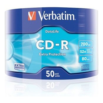 Verbatim CD-R 700MB 52x, bulk box, 50ks (43787)