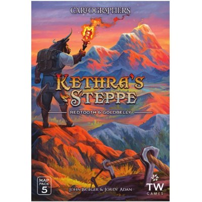 Thunderworks games Cartographers Map Pack 5 Kethra's Steppe EN