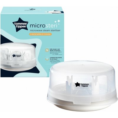 Tommee Tippee Parní sterilizátor do mikrovlnné trouby C2N Bílá – Sleviste.cz