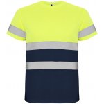 Roly tričko Delta reflexní krátký rukáv pánské Žlutá modrá S – Zboží Dáma