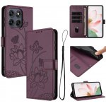 VSECHNONAMOBIL ART LOTUS peněženkové pouzdro pro Motorola Edge 70 Pro vínové 149305 – Zboží Živě