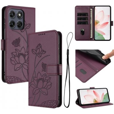 VSECHNONAMOBIL ART LOTUS peněženkové pouzdro pro Motorola Edge 70 Pro vínové 149305 – Zboží Živě