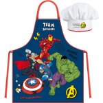 BrandMac Chlapecká zástěra AVENGERS set s čepicí modrá – Hledejceny.cz