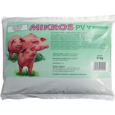 Mikrop Mikros PV pro prasata a selata 3 kg – Zbozi.Blesk.cz