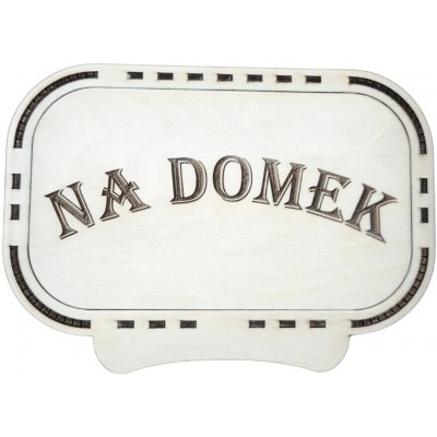 Kouzlo MYŠLENKY Dřevěná pokladnička NA DOMEK – Hledejceny.cz