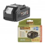 Procraft 20/4C 20V Li-ion, 4000mAh – Zboží Mobilmania