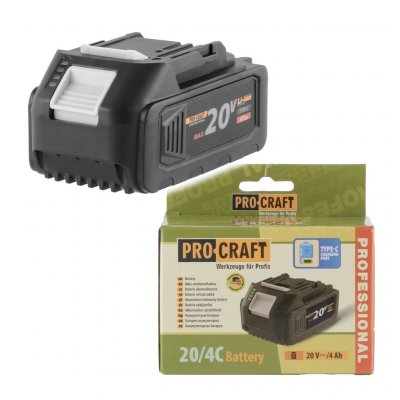 Procraft 20/4C 20V Li-ion, 4000mAh – Zboží Mobilmania