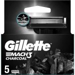 Gillette Mach3 Charcoal 5 ks – Sleviste.cz