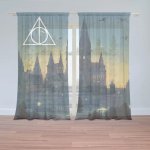 Sablio Záclony Noční Bradavice: 2ks 150x250cm – Hledejceny.cz