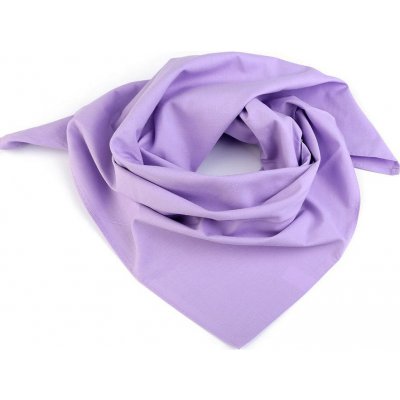 Bavlněný šátek jednobarevný 10 bsp209 fialová lila