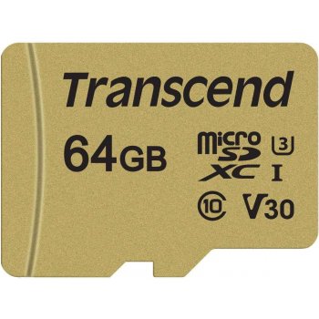 Transcend microSDXC 64 GB UHS-I U3 TS64GUSD500S