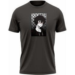 MemeMerch tričko Doomer Boy dark grey