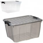 Plast Team Úložný box s průhledným víkem 30 L – Zboží Dáma