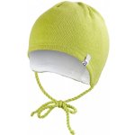 LITTLE ANGEL Čepice pletená zavazovací LA Outlast ® zelená – Zboží Dáma