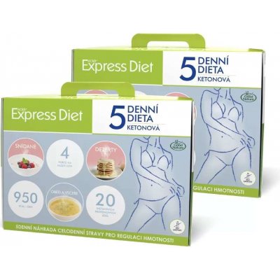 Good Nature 2 x Express Diet 5denní ketonová dieta 20 porcí 1180 g – Zboží Mobilmania