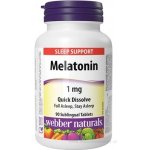 Webber Naturals Melatonin 1 mg podjazykové tablety 90 ks – Hledejceny.cz