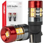 LED žiarovky CANBUS T10 W5W 9 SMD 3030 Bielé 12V 24V AMiO-04242 – Hledejceny.cz
