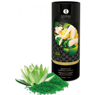 Shunga Oriental Crystals Lotus Flower Krystaly mořské soli s afrodiziakální vůní 500 g