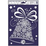 Okenní folie s glitrem obrázky z vloček 27x20cm – Hledejceny.cz