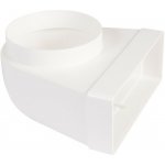 Dalap Redukce 90° z 150 mm na potrubí čtyřhranné 204 x 60 mm – Hledejceny.cz