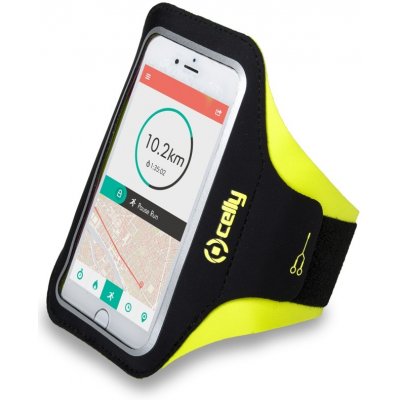 Pouzdro CELLY ARMBAND Sportovní neoprénové XL žluté – Zboží Mobilmania